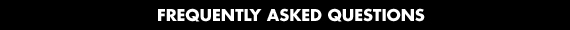 Frequently Asked Questions