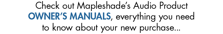 Owners Manuals